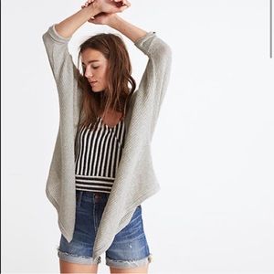 Madewell Seabank Open Front Cardigan Sweater